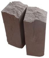 Кирпич силикатный рустированный шоколад ГОСТ 379-2015